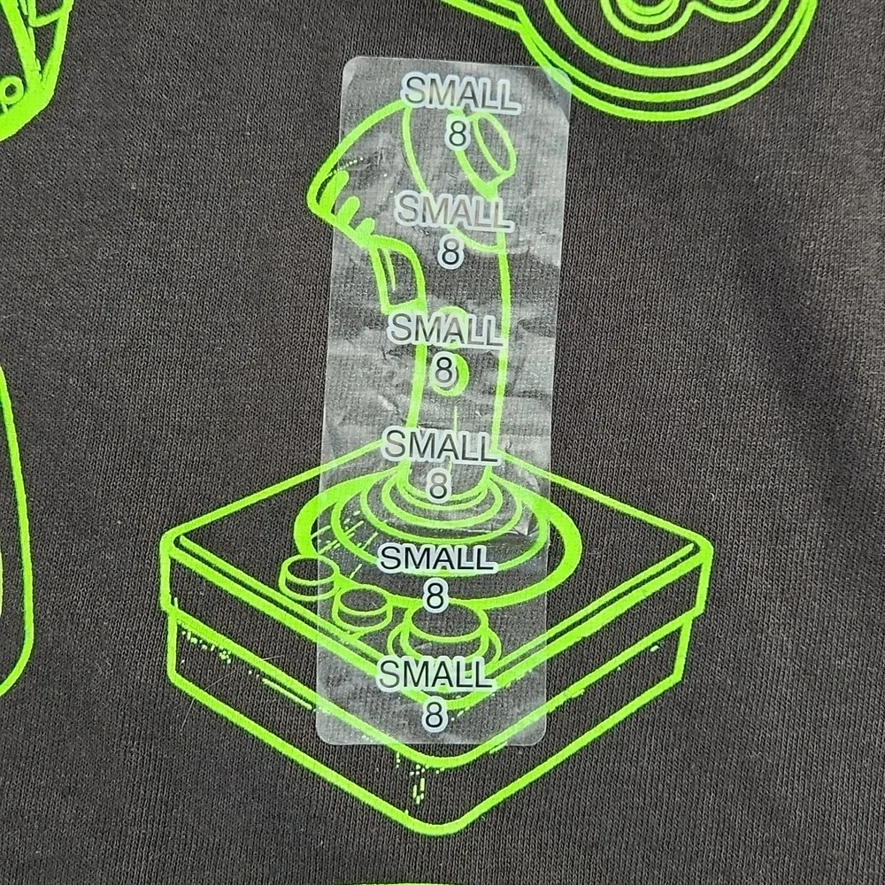 Control Freak Black T-Shirt, Youth Small, Size 8 NWT